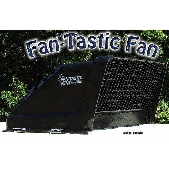Couvercle de ventilateur Ultrabreeze noir - Fan-Tastic