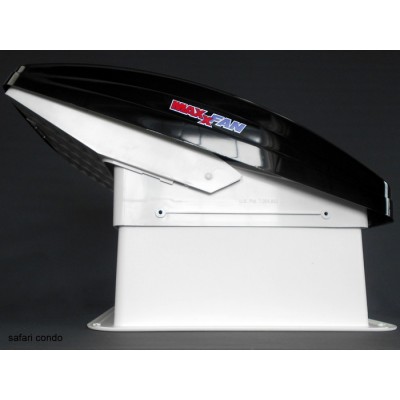 Ventilateur de toit /noir - Maxxfan  Deluxe