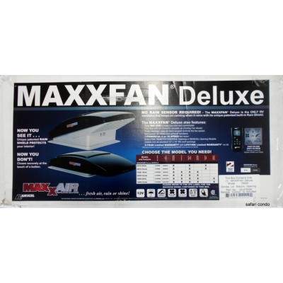 Ventilateur de toit /noir - Maxxfan  Deluxe