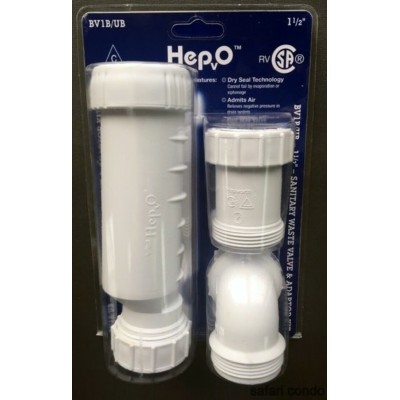 Siphon sans eau 1-1/2