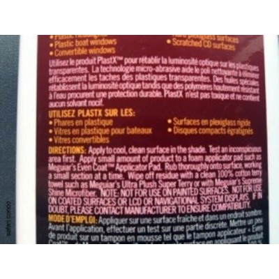 Poli nettoyant pour plastique - Meguiar's