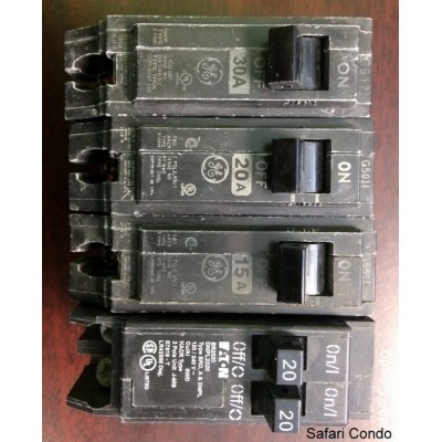 Disjoncteur électrique 120 volts