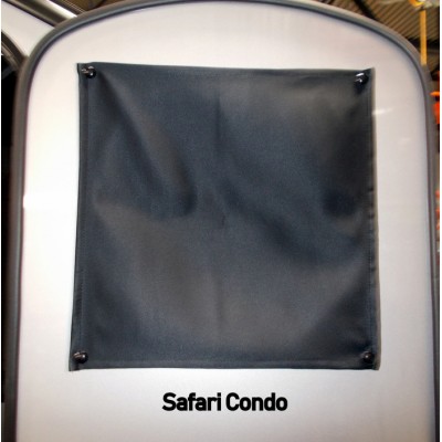 Rideau noir pour ventilateur de toit ou hublot