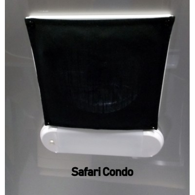Rideau noir pour ventilateur de toit ou hublot