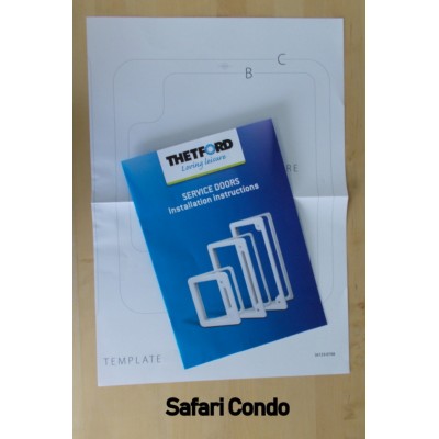 Porte d'accès #3 pour toilette à cassette - Thetford