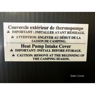 Coroplast pour climatiseur Alto