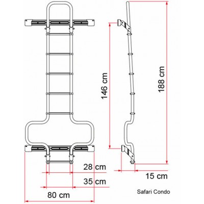 Échelle /porte arrière - Ram Promaster