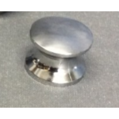 Bouton chrome pour serrure