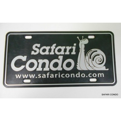 Plaque d'immatriculation Safari Condo 1ière...