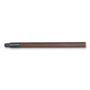 Manche en bois embout fileté métal 60”