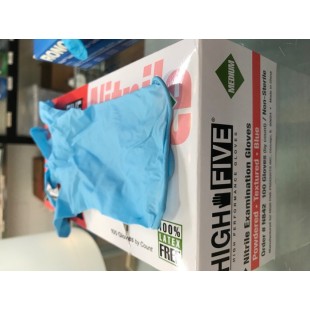 Gants nitrile médium 4 mil.