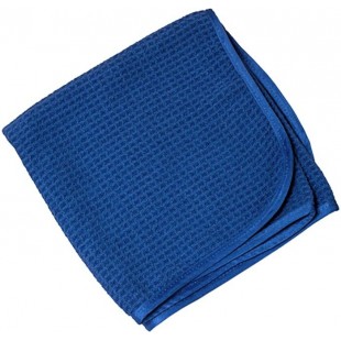 Microfibre Waffle Bleu