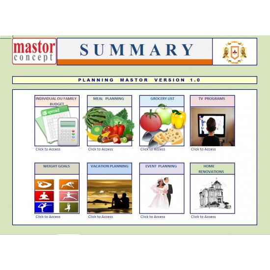 Budget & Planning  - Planning Mastor 1.1