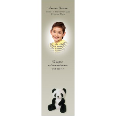 Signet Ourson en peluche