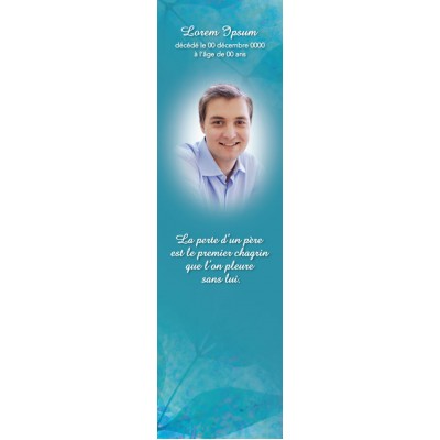 Signet Floral bleu