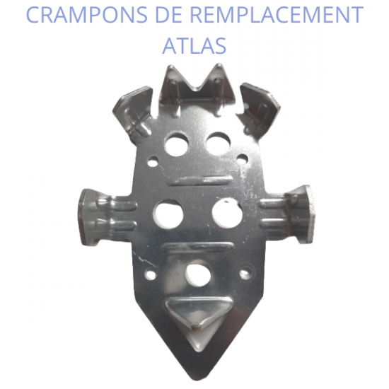 PAIRE DE CRAMPONS LARGE À 4 TROUS POUR RAQUETTES...