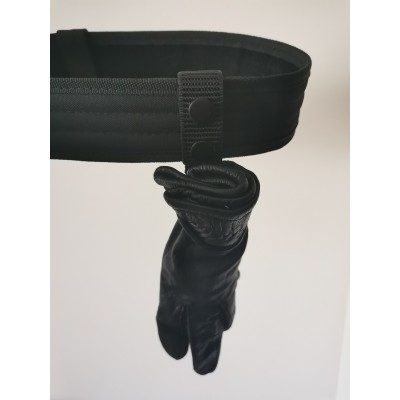 Étui support élastique pour gants de fouille