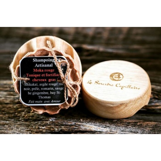 Shampooing en barre - Moka Rouge (cheveux gras)