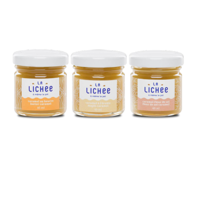 Trio de caramel - Pâle