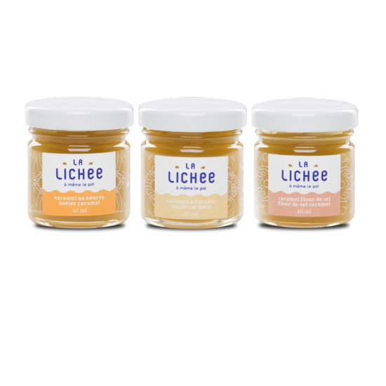 Trio de caramel - Pâle