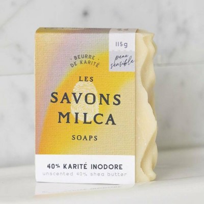 Savon 40 % beurre de karité inodore (115g)