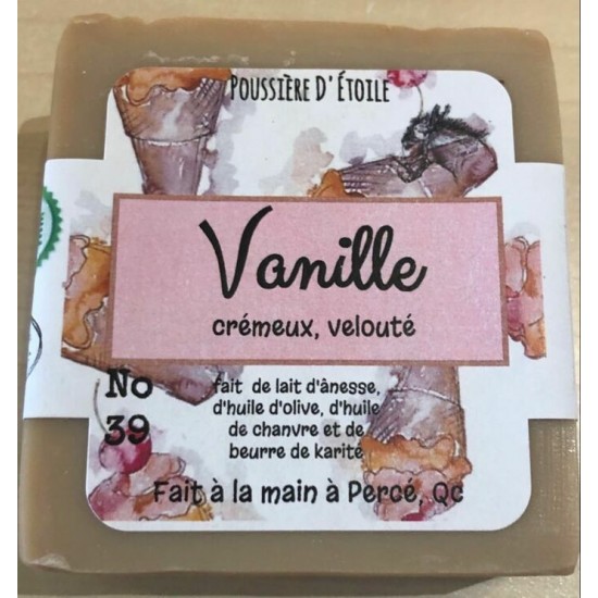 Savon Lait d'ânesse-Vanille (125g)