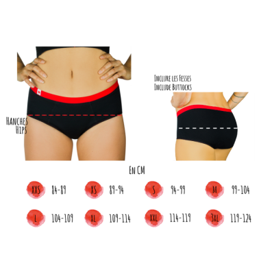 Culotte menstruelle Mme L'Ovary - La Shorty 