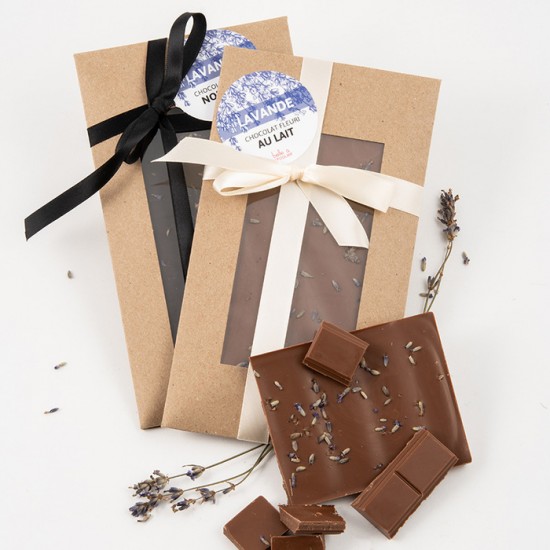 Chocolat fin à la Lavande Belle à croquer (100g)
