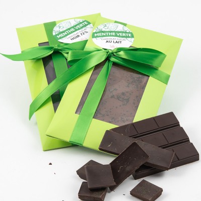 Chocolat fin à la menthe verte Belle à Croquer...