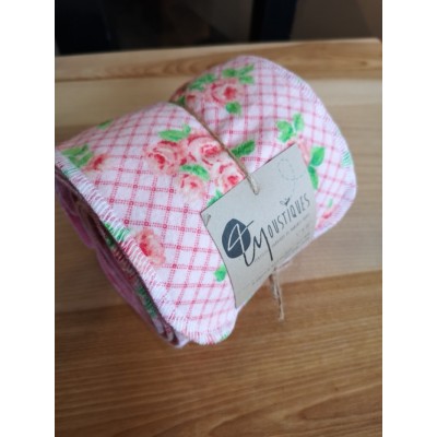 Papier de toilette lavable (Motif Fleurs-fond...