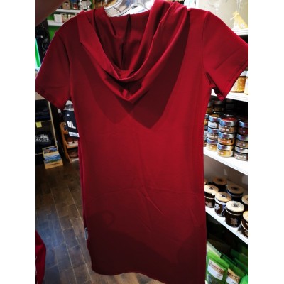 Robe Spring avec capuche -Cerise