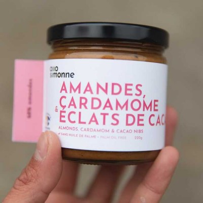 Tartinade Allo Simonne-Amandes, Cardamome Éclats...