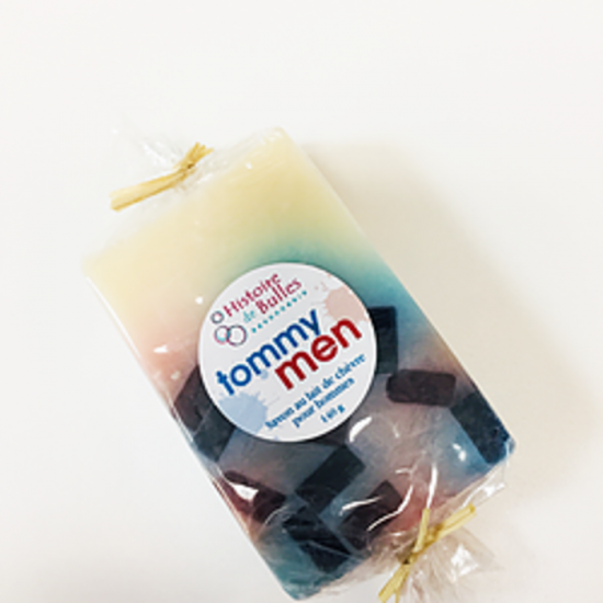 Savon Histoire de Bulles glycérine et lait de chèvre(140g)- Tomy 