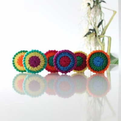 Tampon à récurer-Jujube (couleurs assortis)