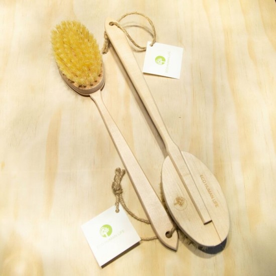 Brosse à corps brossage à sec