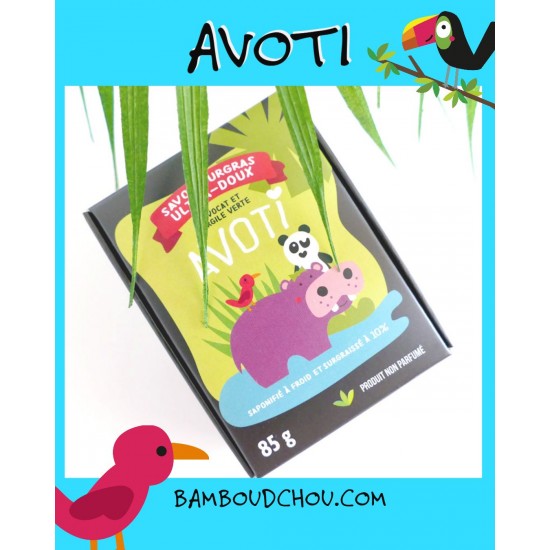 Savon Avocat et argile verte  (85 g)