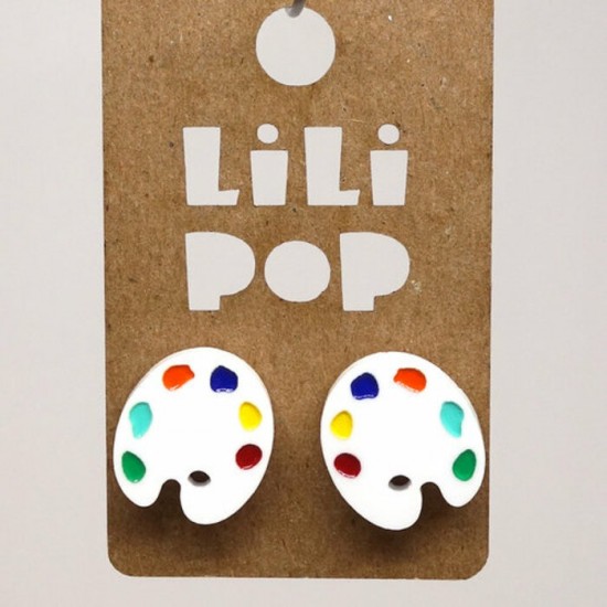 Boucles d'oreilles Lili POP- Palette d'artiste