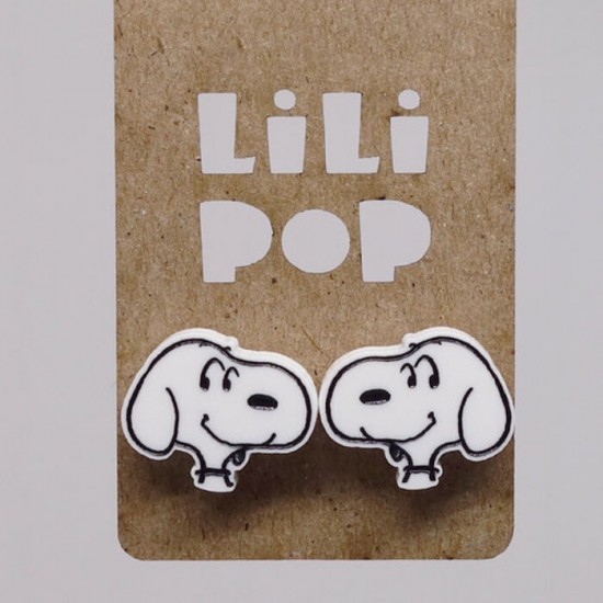 Boucles d'oreilles Lili POP- Snoopy
