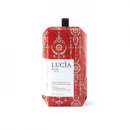 Lucia N°25 Savon à l’amande douce et aux baies sauvages (165g)