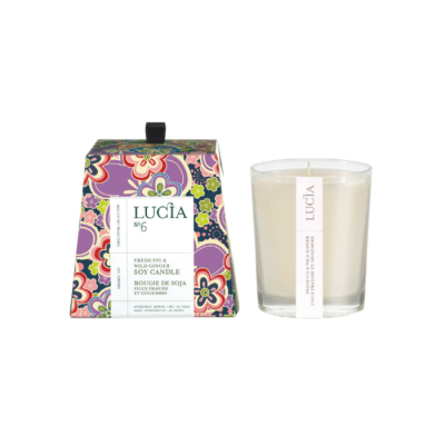 Lucia N°6 Bougie de soja Figue fraîche et...