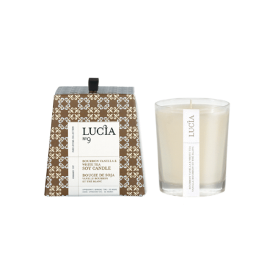 Lucia N°9 Bougie de soja Vanille bourbon et thé...