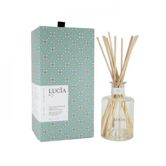 Lucia  N°7 Diffuseur rotang Cresson de mer et thé chai (200ml)