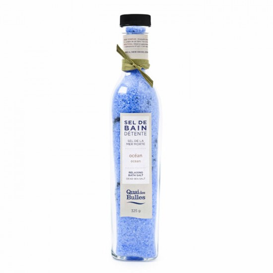 Sel de bain en bouteille- Océan- Quai des bulles (325 g)