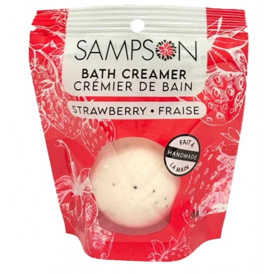 Sampson-Crémier de bain Fraise