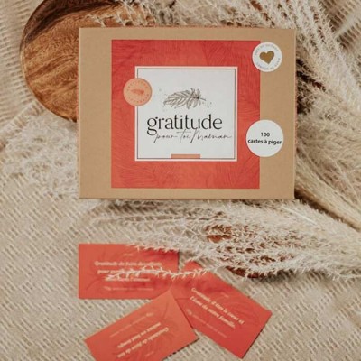 Boîte de cartes à piger - Gratitude pour toi,...