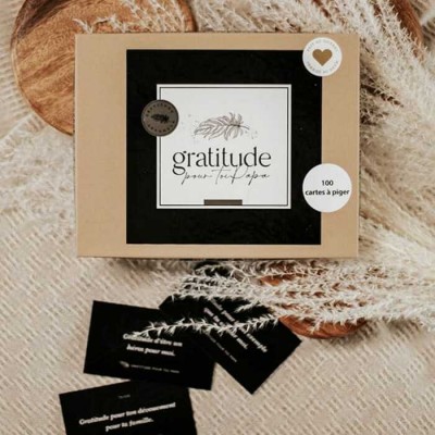 Boîte de cartes à piger - Gratitude pour toi,...