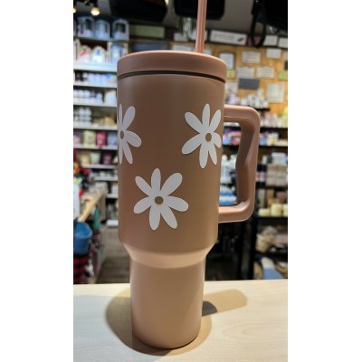 Tasse isotherme Momy 40 oz - Marguerites