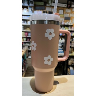 Tasse isotherme Momy 40 oz - Petites fleurs