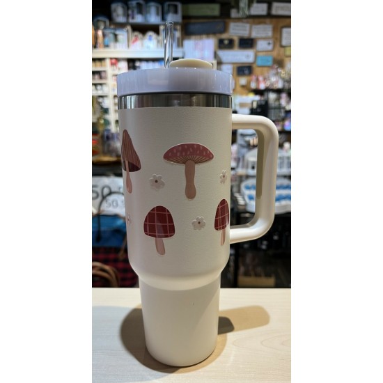Tasse isotherme Momy 40 oz - Champignons