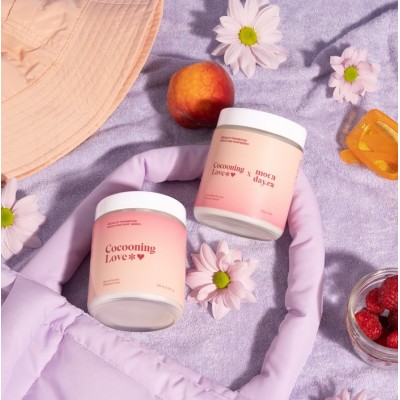 Beurre corporel fouetté Cocooning Love - Pêche et framboise - 240 ml